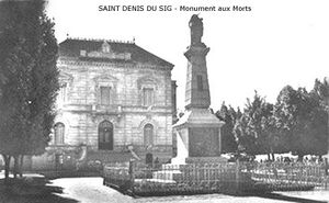 Saint Denis du Sig Monument aux Morts.jpg