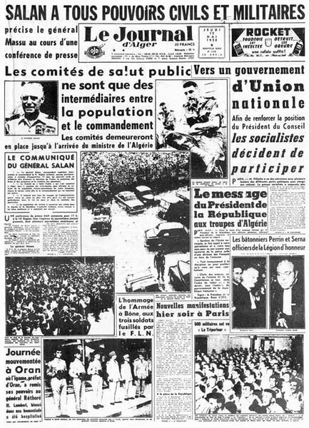 Fichier:Journal d' Alger 15 mai 1958.jpg