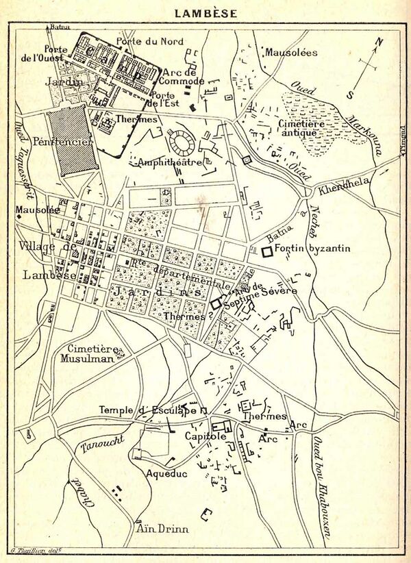 Lambese plan 1910.jpg