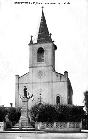 Fichier:Parmentier Eglise Monument aux Morts.jpg