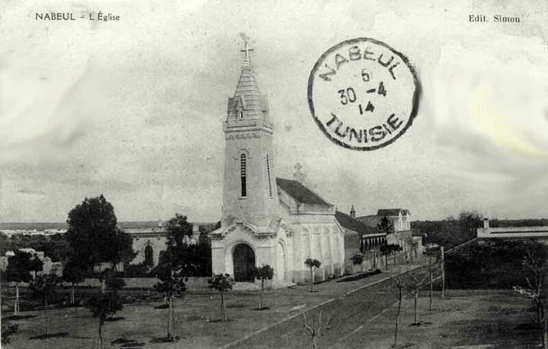 Fichier:Eglise nabeul 1914.jpg