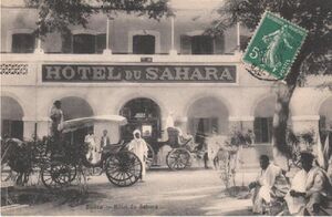 Marius MAURE-CPA-Biskra-Hotel du Sahara.jpg