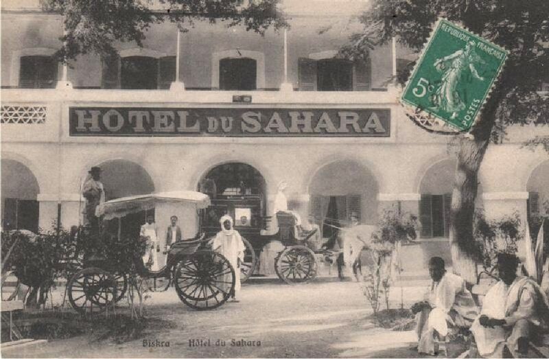 Fichier:Marius MAURE-CPA-Biskra-Hotel du Sahara.jpg
