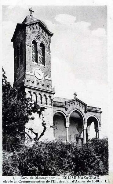 Fichier:Eglise mazagran 1840.jpg