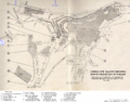 Plan du vieil Oran indiquant les monuments historiques, vers 1959