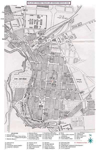 Fichier:Centre Aïn-Témouchent 1960.JPG