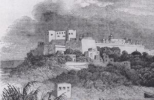 Oran le château neuf 1835.JPG