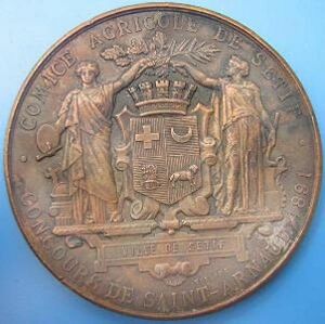 Saint-Arnaud - Médaille agricole.jpg