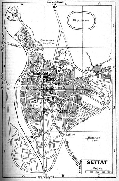 Fichier:Settat plan 1954.jpg