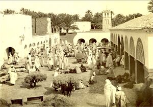 Marius MAURE-Biskra-Le marche.jpg