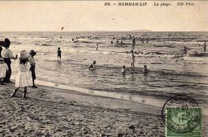 Hammam lif plage1911.jpg