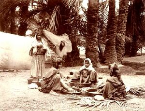 Marius-MAURE-Biskra-Femmes dans oasis.jpg